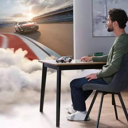 Ravensburger Iconics Porsche 911 GT3 Cup 3D Puzzle – 108 Teile – 25,1×11,1×8 cm – ab 8 Jahren
