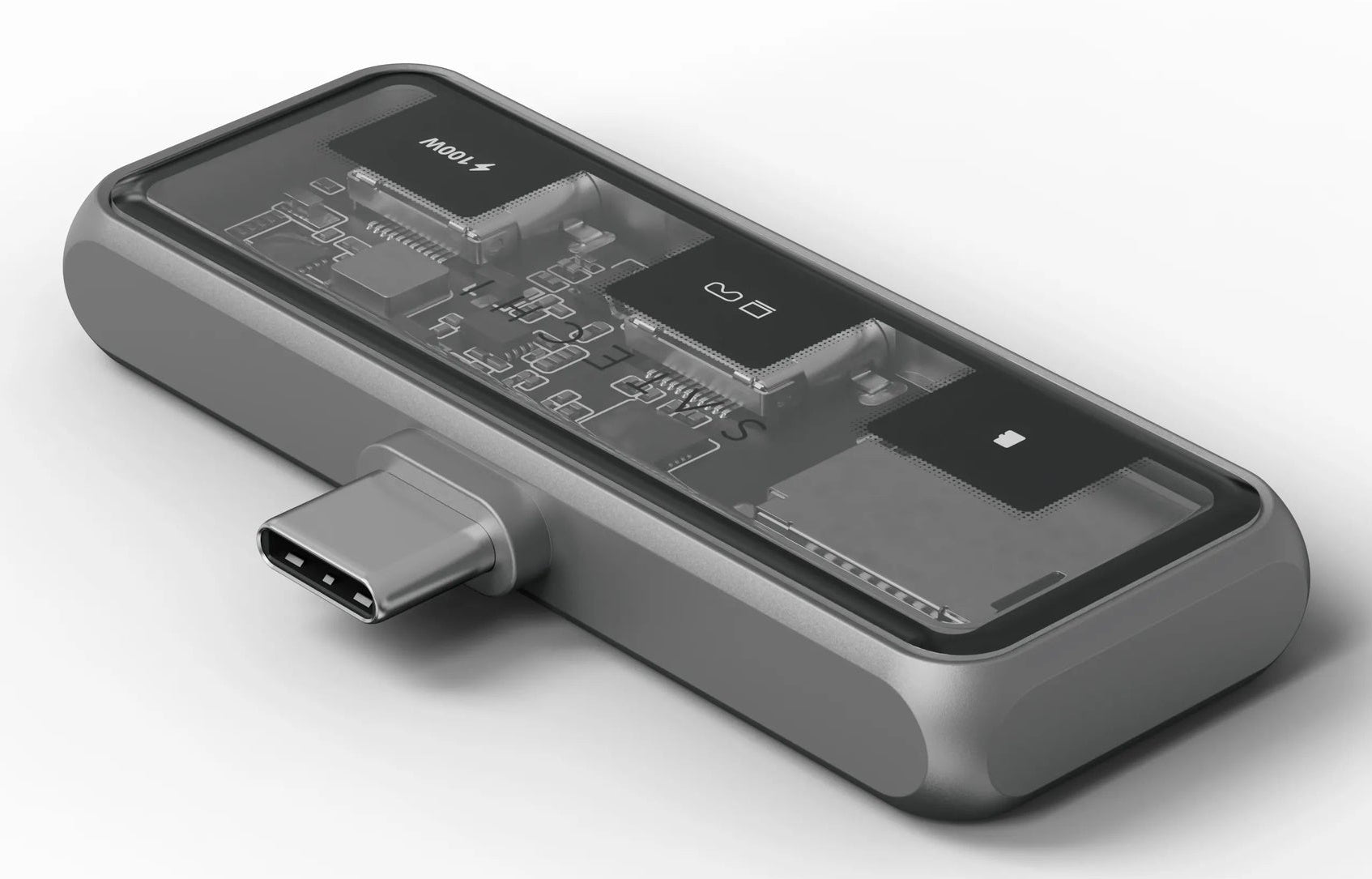 Satechi Dockingstation – USB-C, 100 W PD, microSD, für Windows/Mac/ChromeOS