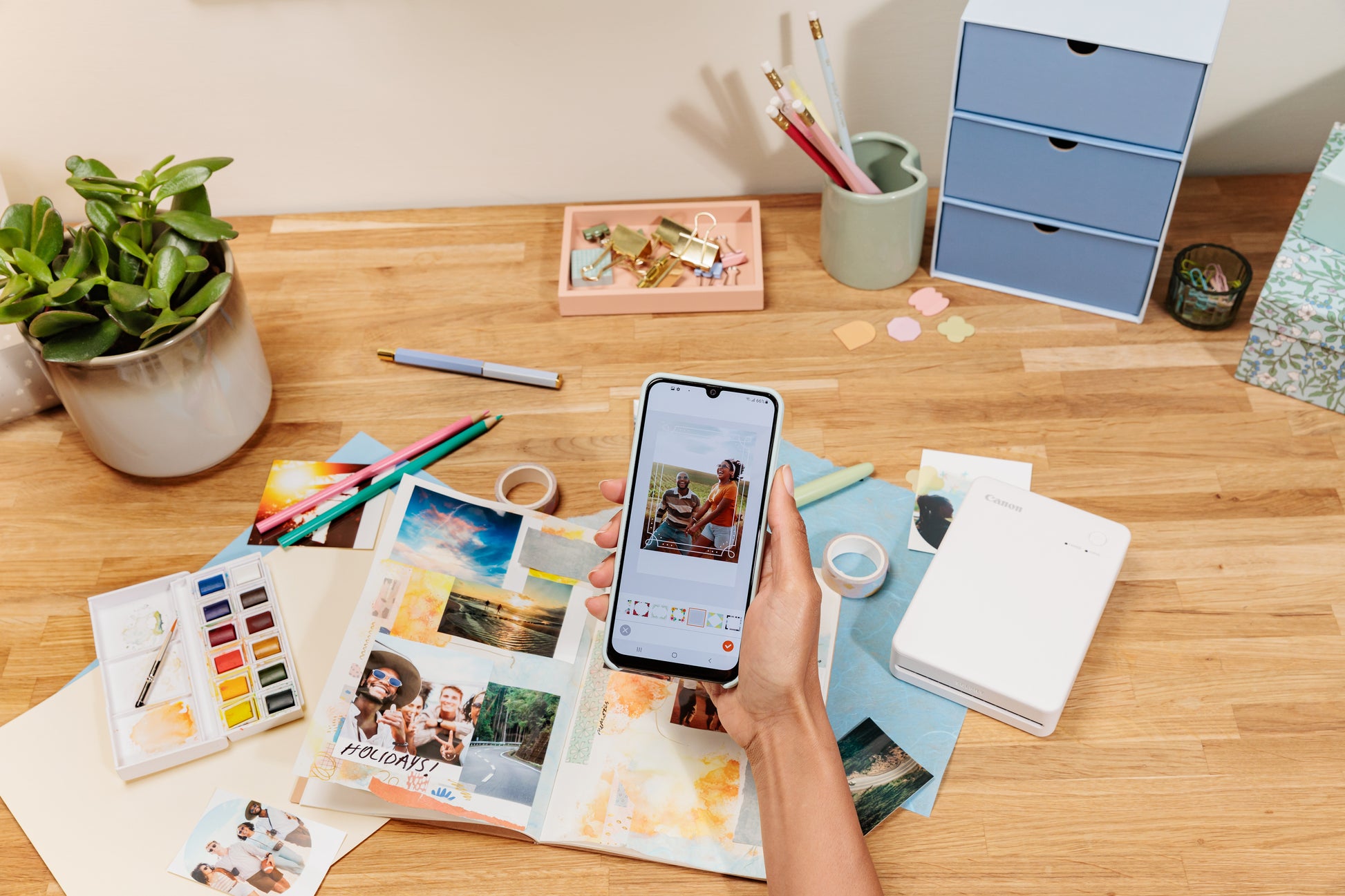 Canon SELPHY QX20 – Fotodrucker, Farbe, WLAN/USB, 287 × 287 dpi