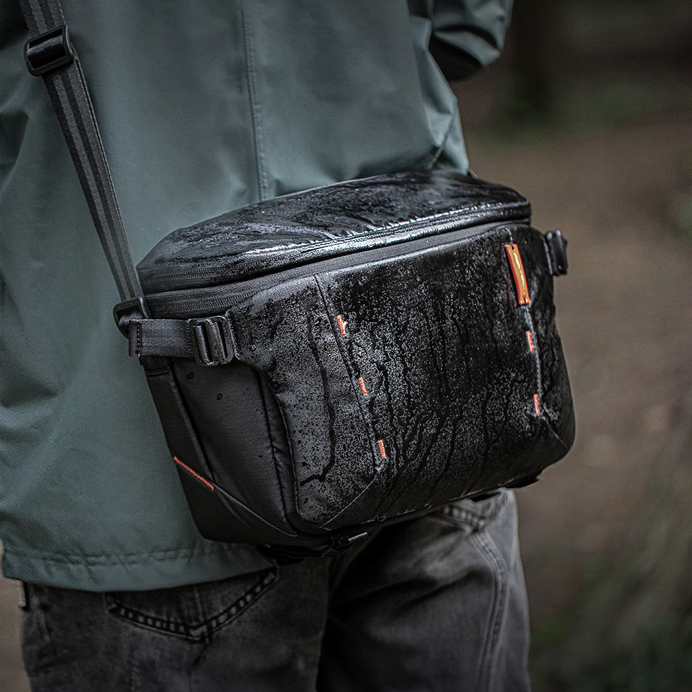 PGYTECH OneMo Sling 7L Tragetasche – 7 l, 2 Objektive – für DSLR, spiegellose, DJI Mavic – Schwarz