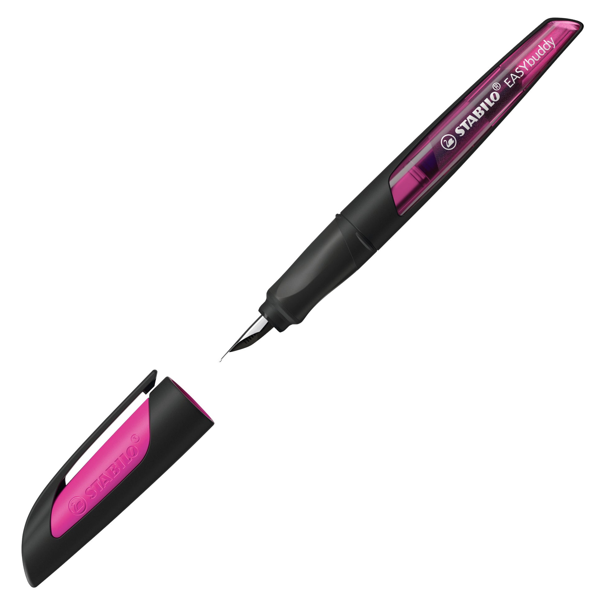 STABILO EASYbuddy – Füllfederhalter – M – Schwarz/Magenta