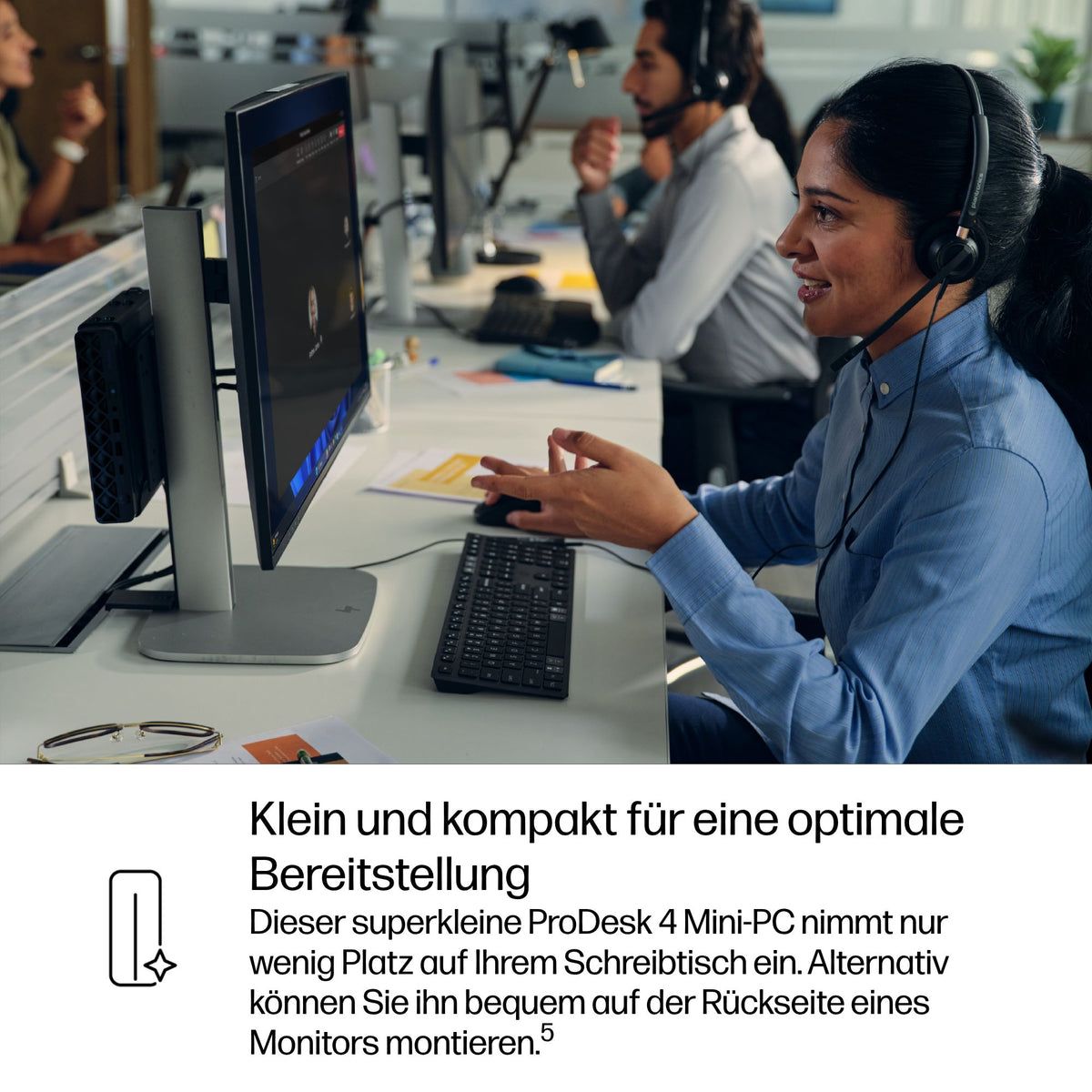 HP ProDesk 4 G1i Micro – Intel Core Ultra 5 235T, 16 GB RAM, 512 GB SSD, Windows 11 Pro