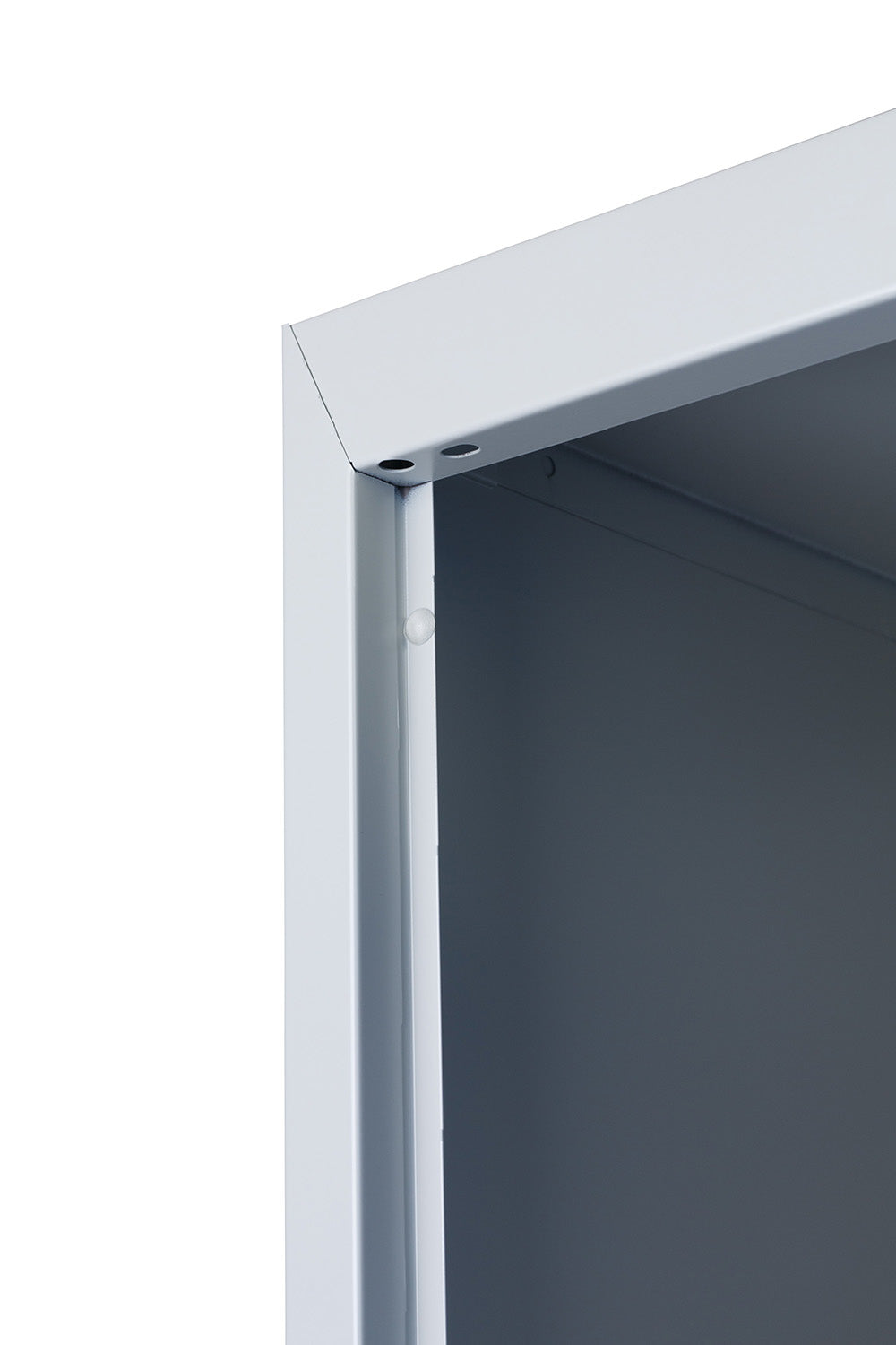 Phoenix Safe Co. PL1130 – Persönliches Schliessfach, abschliessbar, 300 × 500 × 1'830 mm, grau/rot, Stahl