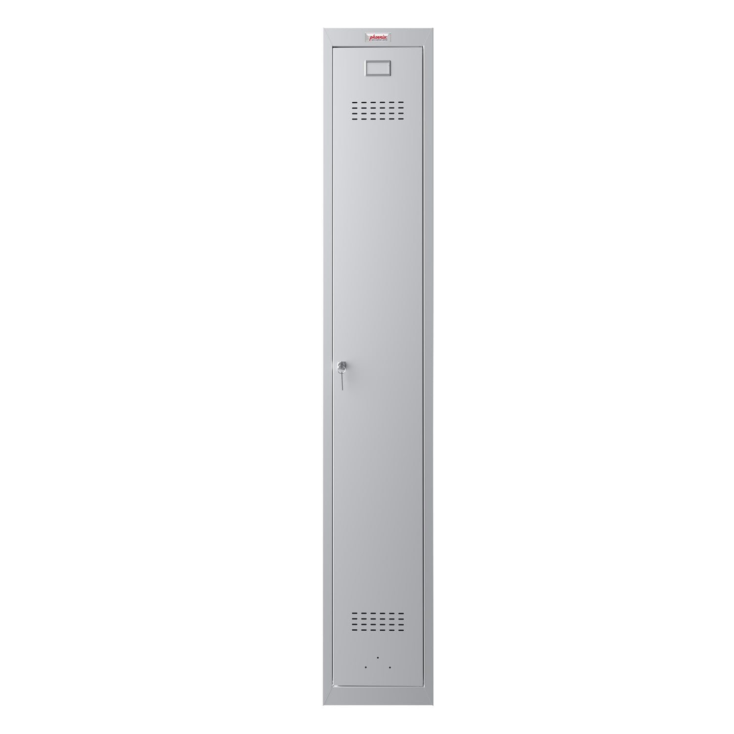 Phoenix Safe Co. PL1130 – Persönliches Schliessfach, 1 Fach, abschliessbar, 300 × 500 × 1'830 mm, grau, Stahl