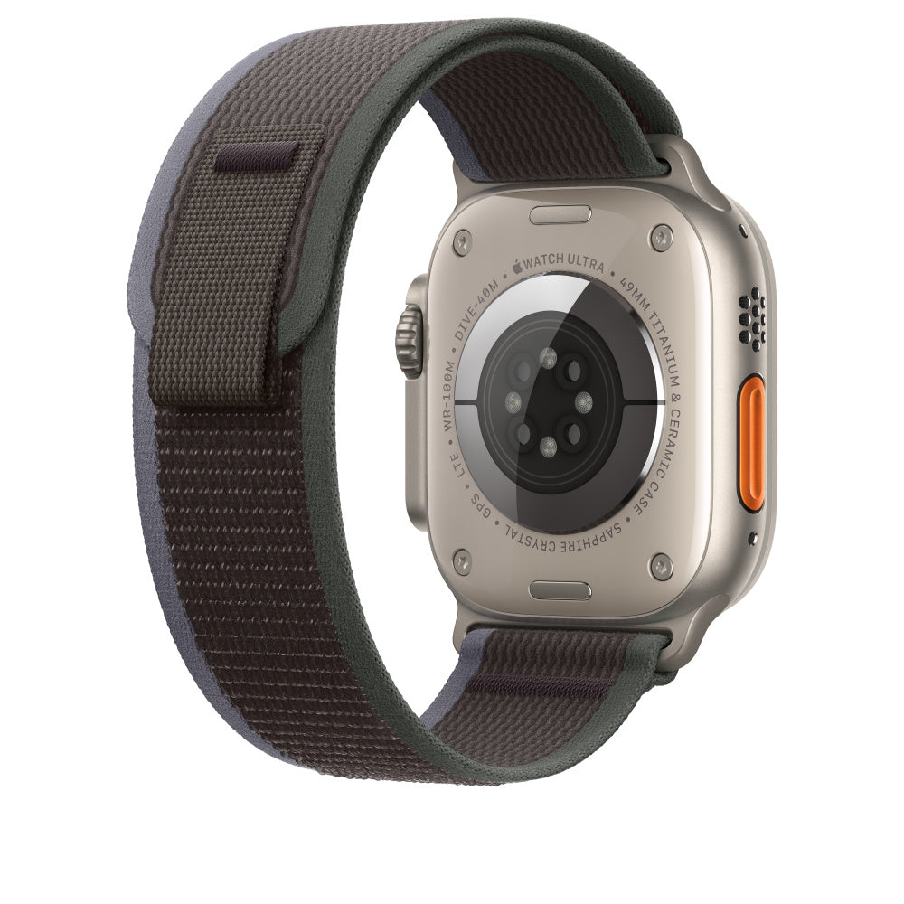 Apple Trail Loop – Armband – für Apple Watch (49 mm), Blau/Schwarz, M/L