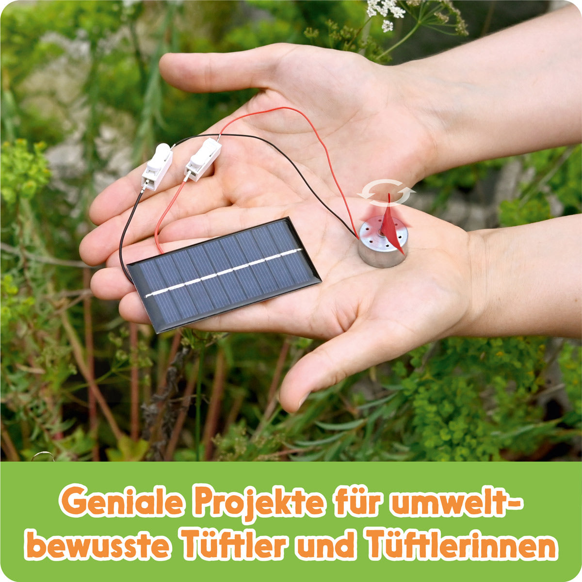 Franzis Verlag Experimentier-Bausatz – GEOlino - Erneuerbare Energien, Solarenergie, ab 10 Jahren