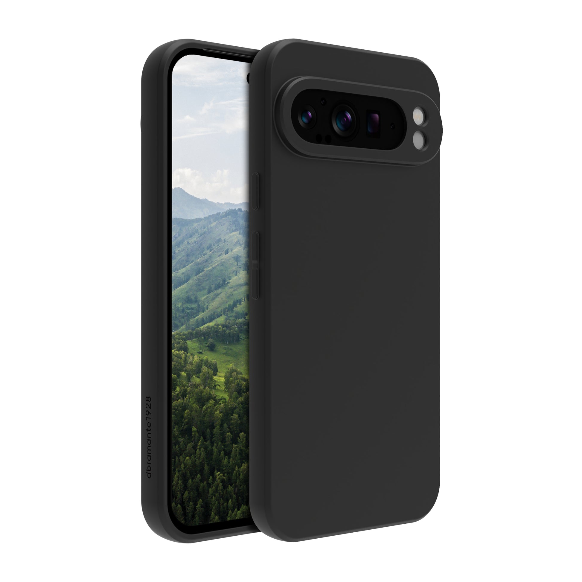 dbramante1928 Greenland Backcover – für Google Pixel 9 Pro XL, Kunststoff, Night Black, bis 1,2 m sturzsicher