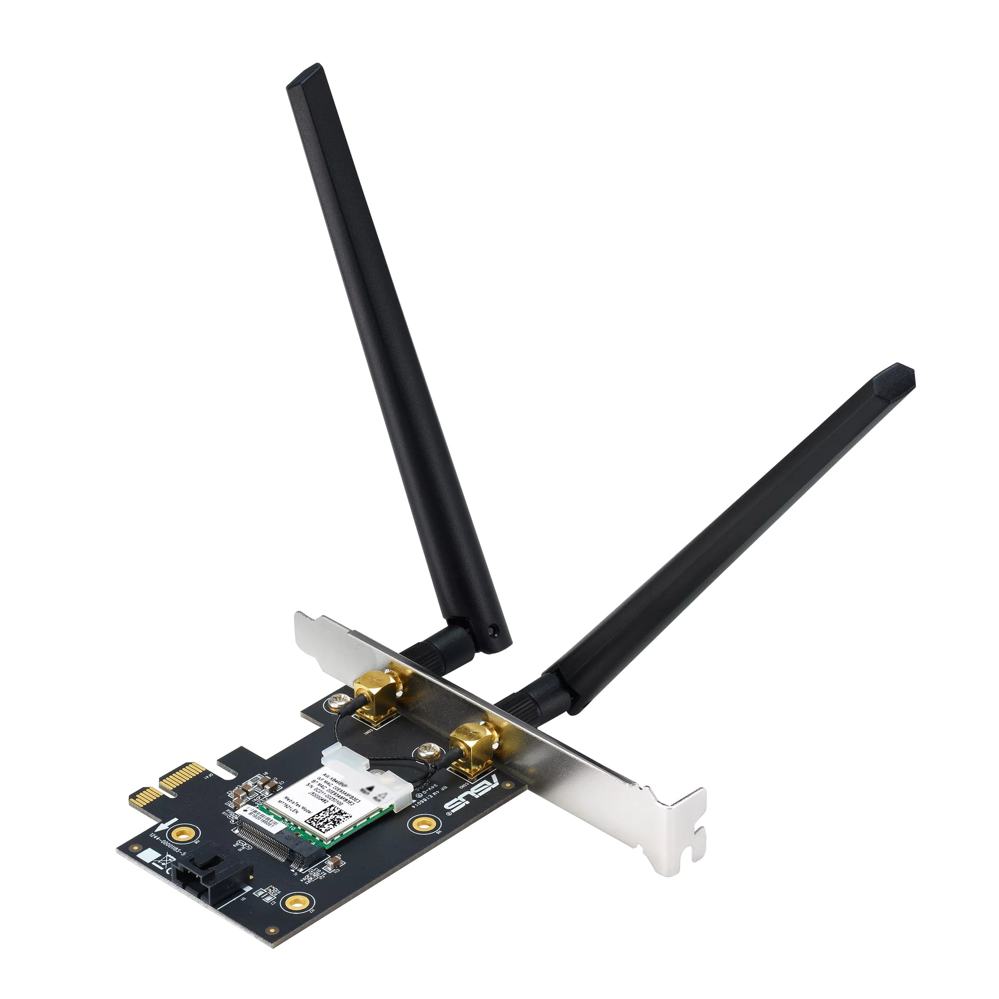 ASUS PCE-AXE5400 Wi-Fi 6E-Karte – PCIe, Tri-Band, 2402 Mbit/s, für PC