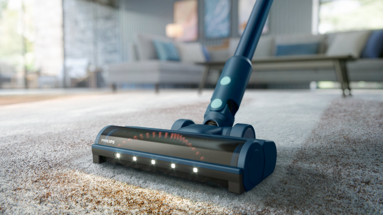 Philips Stabstaubsauger XC5041/01 – 0,6 l, Akkubetrieb, 84 dB(A), 25 V