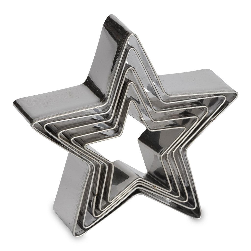 Patisse Ausstechförmchen 5-teilig, Edelstahl, Silber