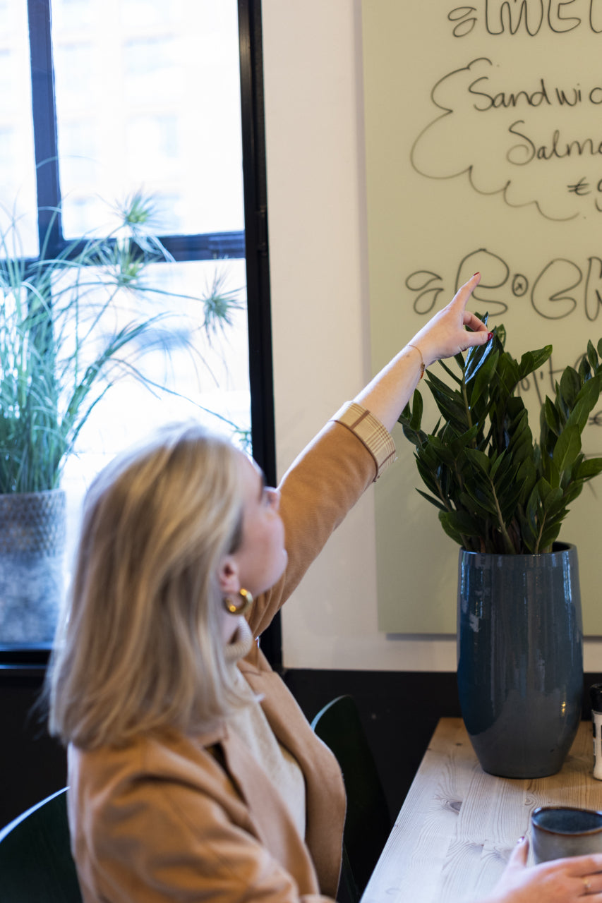 Legamaster Whiteboard – 120 × 90 cm, Glas, magnetisch, Wandmontage, inkl. 2 Magnete