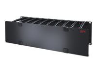 APC AR8605 – Kabelmanagementtafel – 19" Rack, 3U, 6" Finger oben/unten, Schwarz