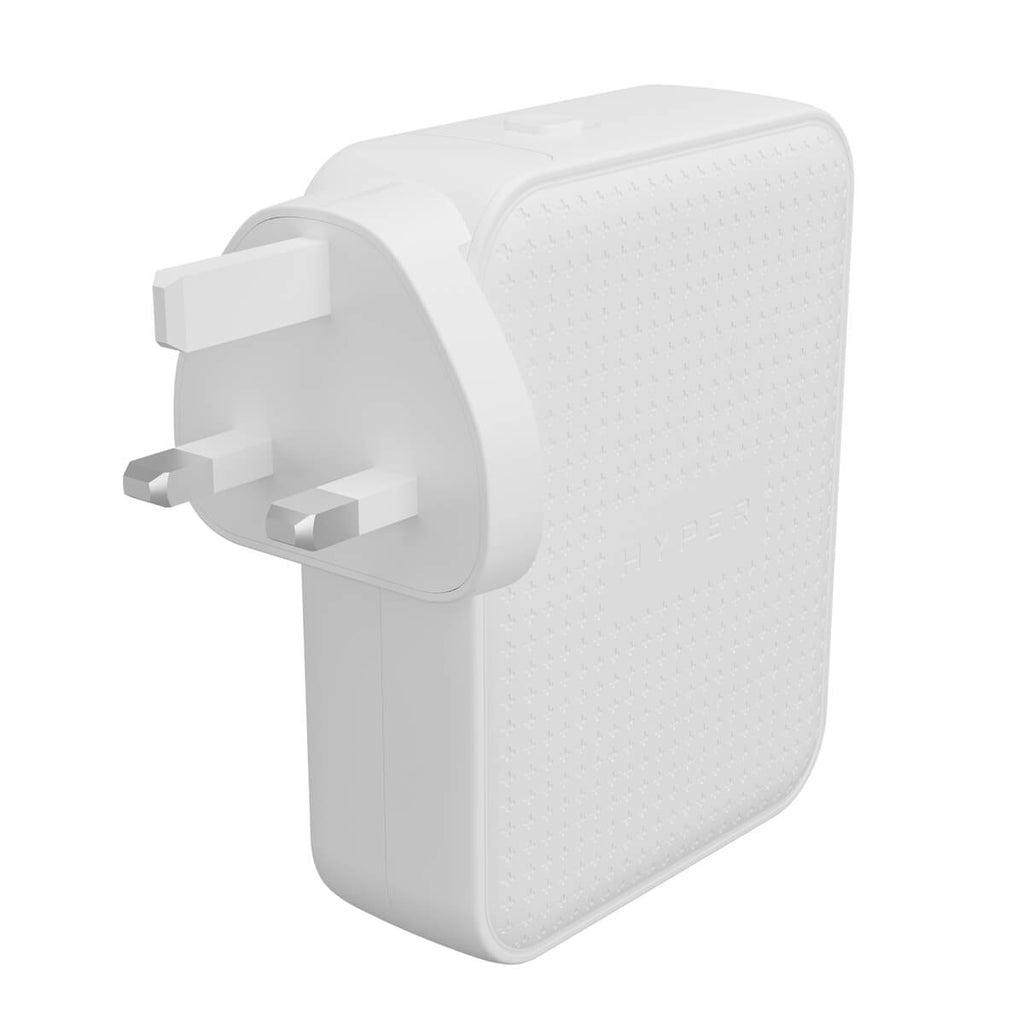 Hyper Ladegerät – 145 W, 4× USB (1× 18 W), GaN