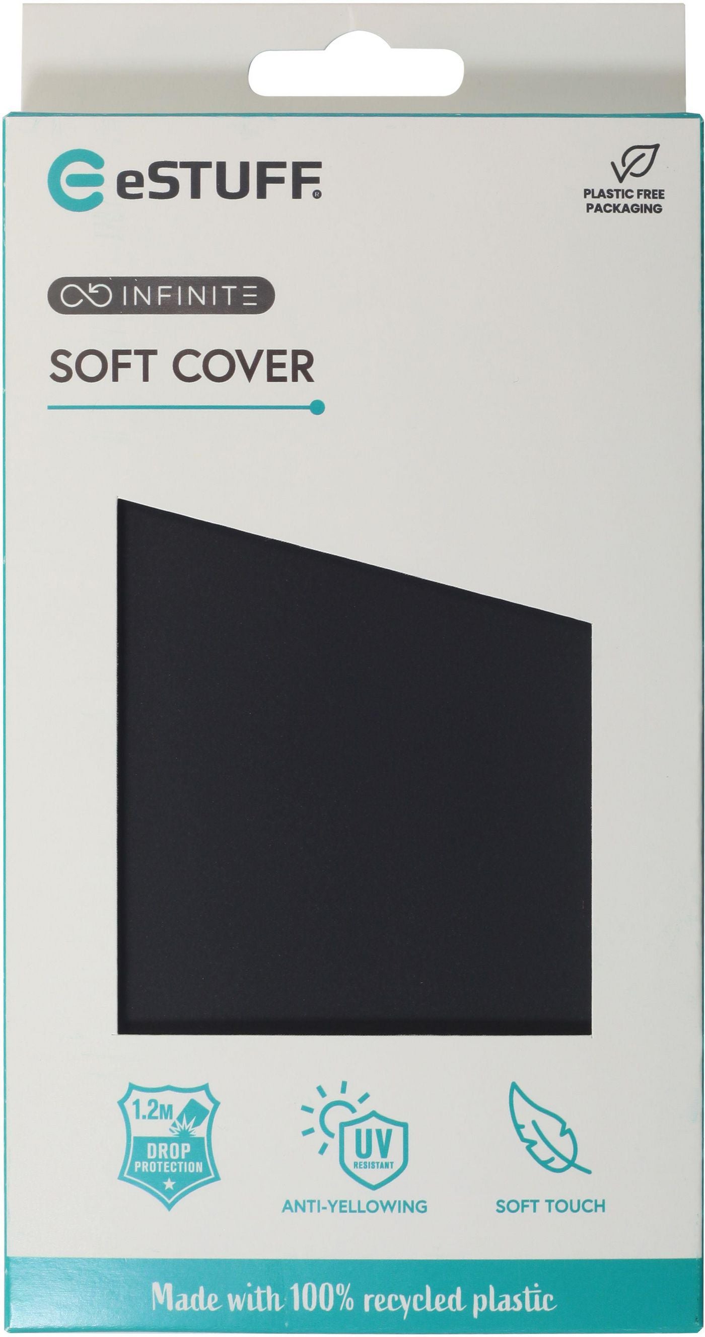 eSTUFF INFINITE (GRS) VIENNA Backcover – für Apple iPhone 14 Plus, TPU, Schwarz