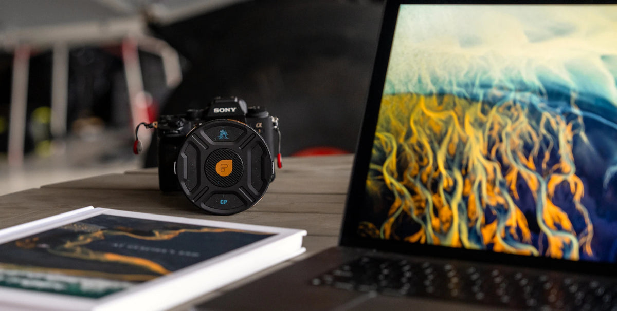 PolarPro Helix ND64-Filter – 101 mm, Messing, mit Schutzkappe