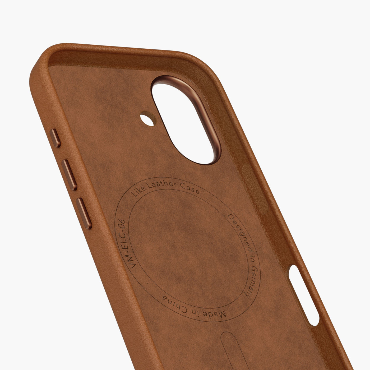 Vonmählen Backcover – für Apple iPhone 17 – braun – Leder