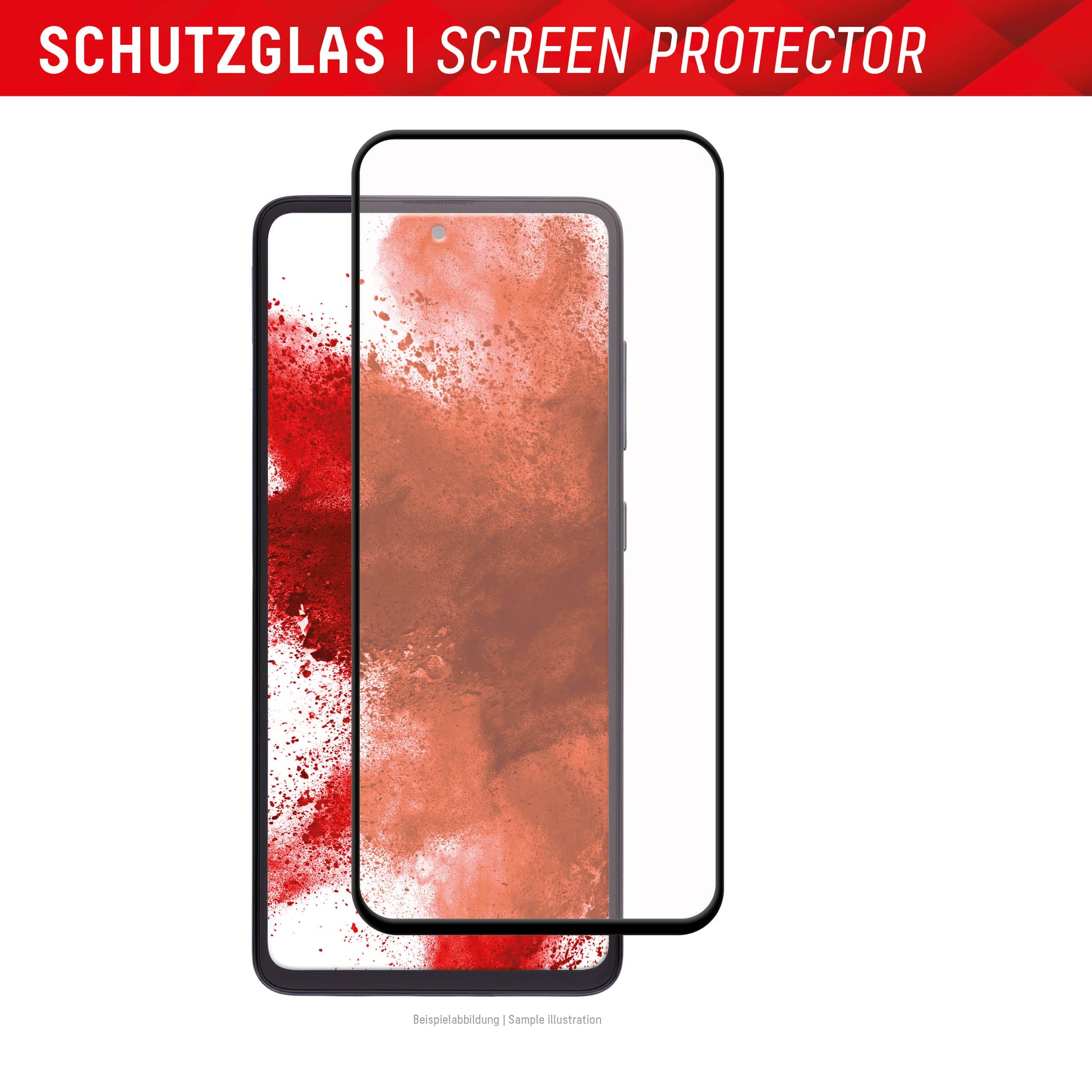 E.V.I. Displayschutz (Panzerglas), Full Cover – für Galaxy S23 FE – mit Applikator