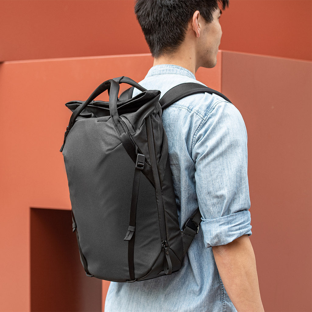 Peak Design Everyday Totepack v2 Kamerarucksack – 20 l (erweiterbar auf 25 l) – Nylon – Schwarz