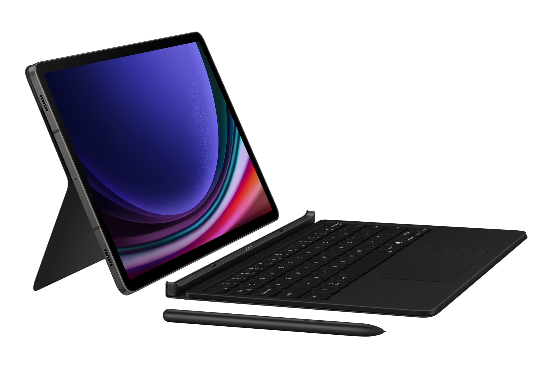 Samsung Für Galaxy Tab S9 11", Galaxy Tab S9 FE 11" – EN – Schwarz