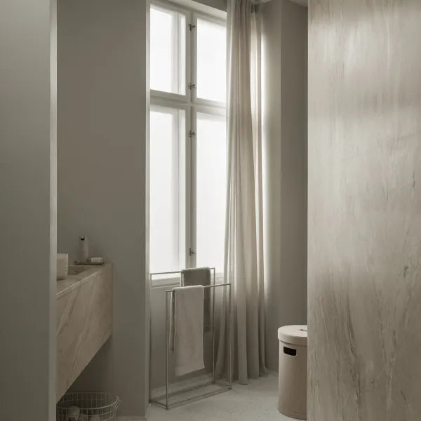 Blomus Handtuchständer Modo – 2 Arme, 60×18×84 cm, Edelstahl, Silber