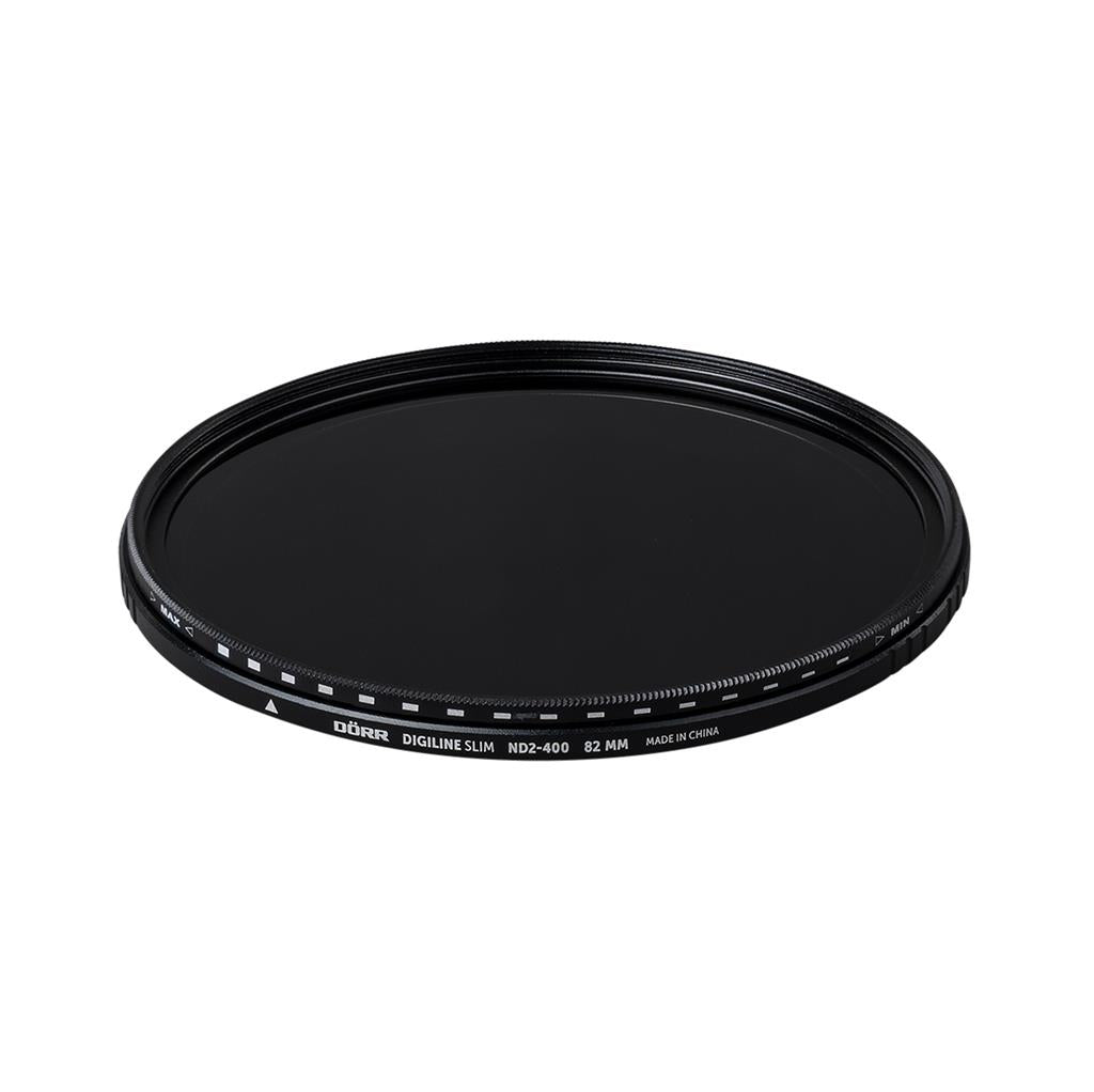 Dörr Digiline Slim Variabler Neutraldichtefilter ND2-400 – 82 mm, 1–8,5 Stopp