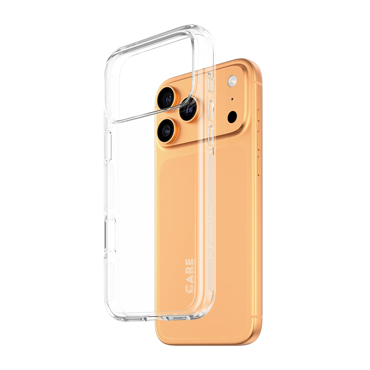 PanzerGlass Backcover CARE Flagship Case Urban Combat MS – für Apple iPhone 17 Pro Max – transparent