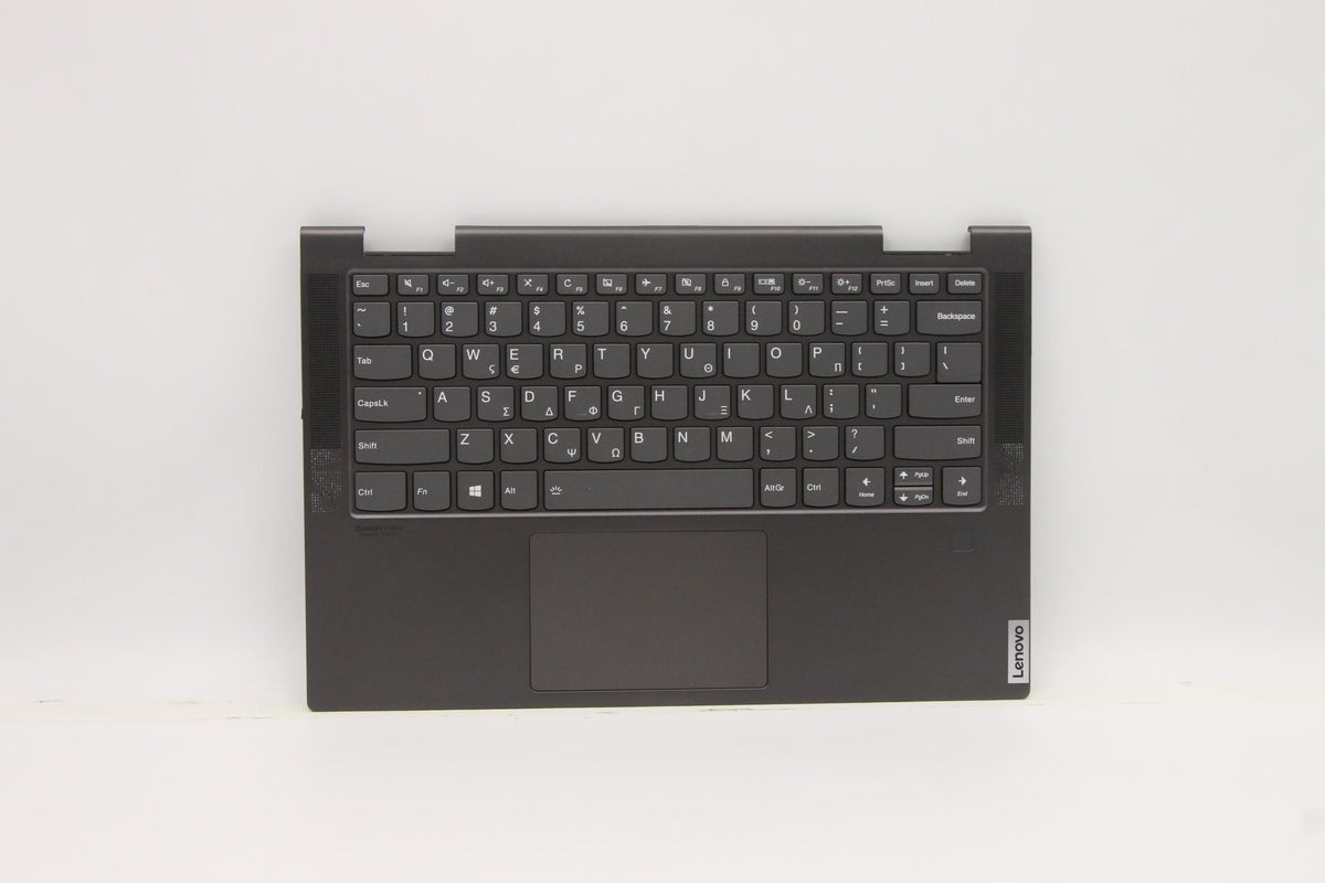 Lenovo Notebook-Ersatztastatur (Cover + Tastatur) – Grau – Griechisch – für Yoga C740-14IML (81TC)
