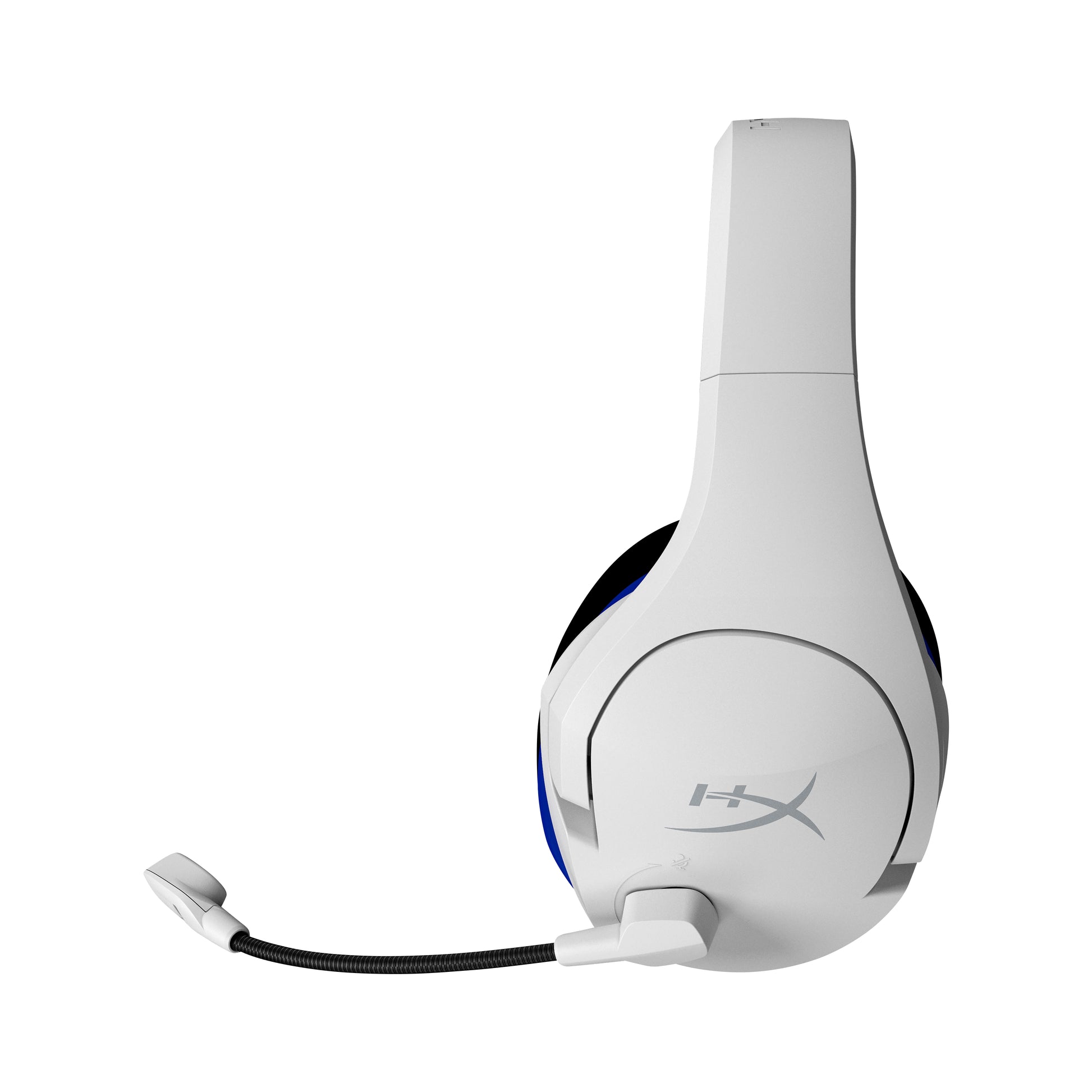HyperX Cloud Stinger Core Gaming-Headset – On-Ear, Stereo, Kabel + BT, für PS5, PS4, Blau/Weiss