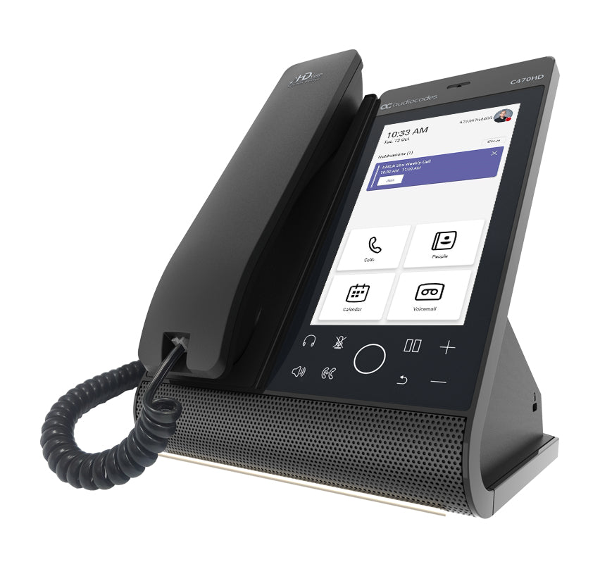 AudioCodes C470HD – Touchscreen, für Microsoft Teams, PoE