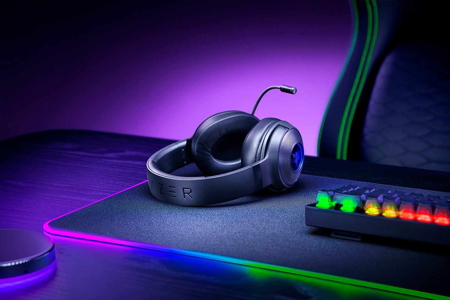 Razer Kraken V3 X Gaming-Headset – Over-Ear, Stereo, Kabelgebunden, USB-A, Schwarz