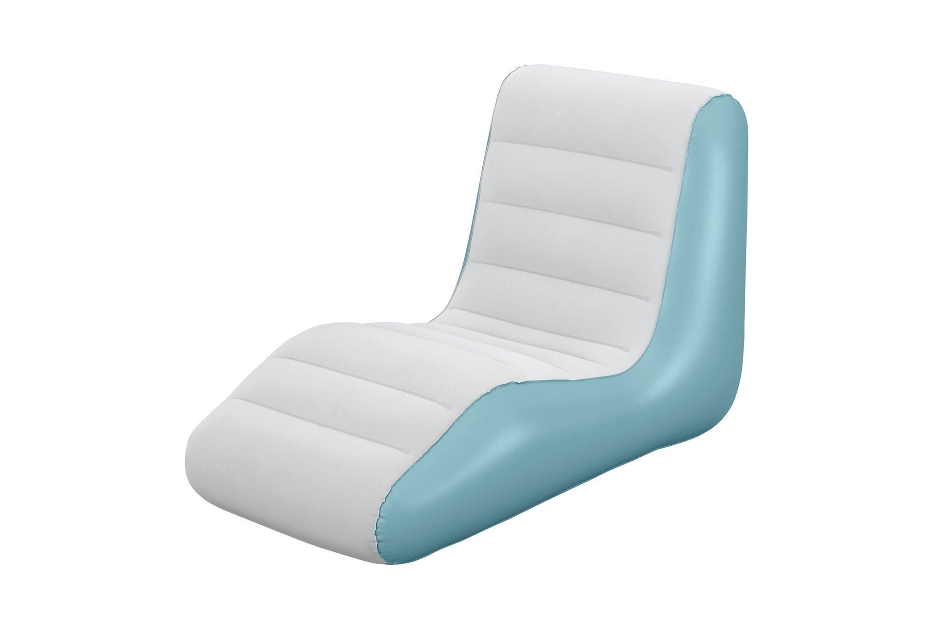 Bestway Kinderstuhl 75127 – 79 × 133 × 88 cm – PVC – blau/weiss – mit Flickzeug