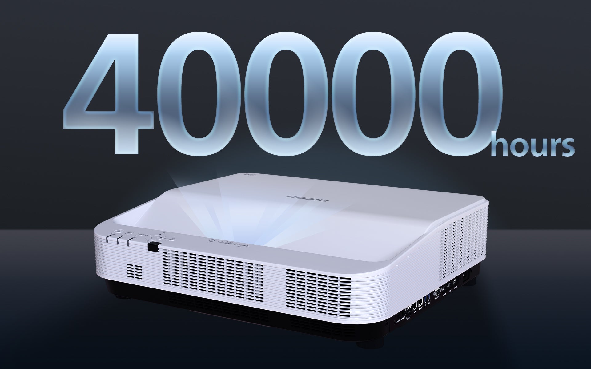Ricoh PJ UHL3660, Laser-DLP-Projektor – Ultrakurzdistanz (UST)