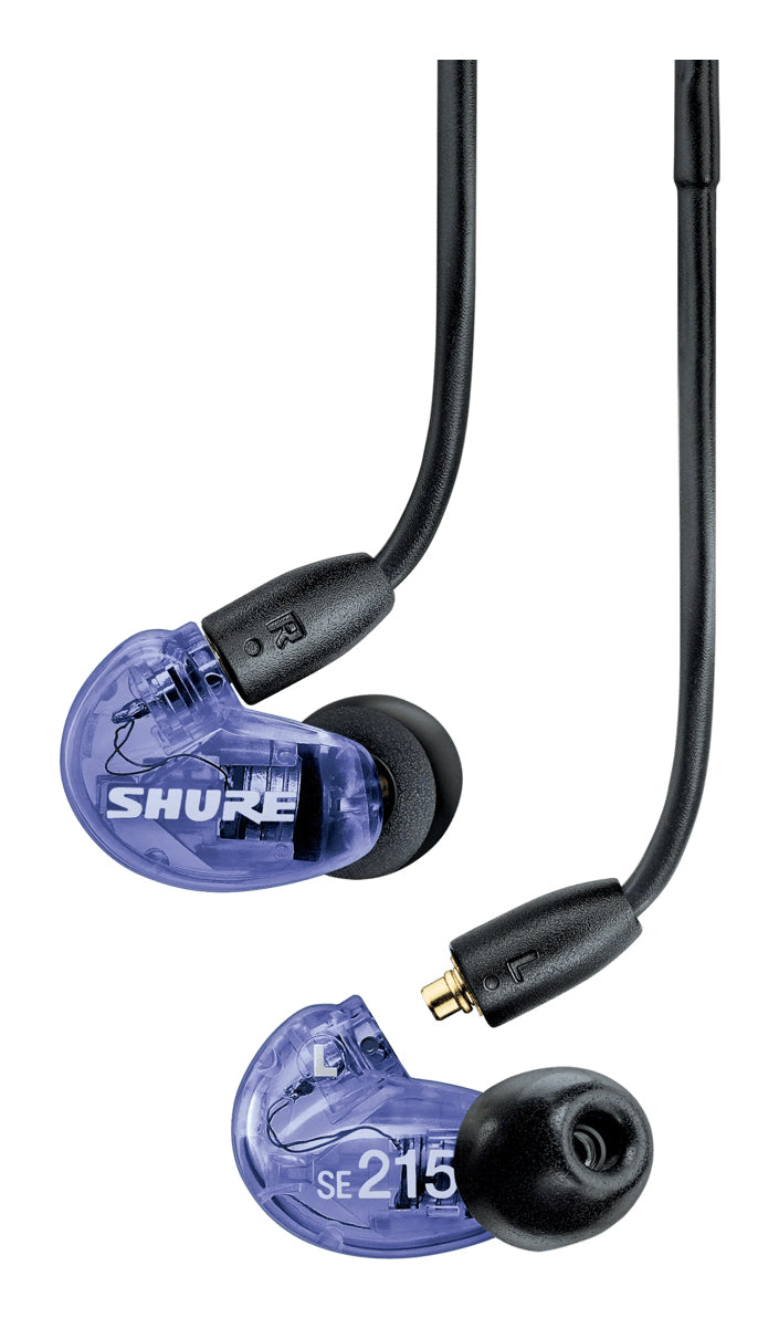Shure SE215 – In-Ear Headset – 3,5 mm Klinke, Anruf-Management – Violett – für Apple/Android