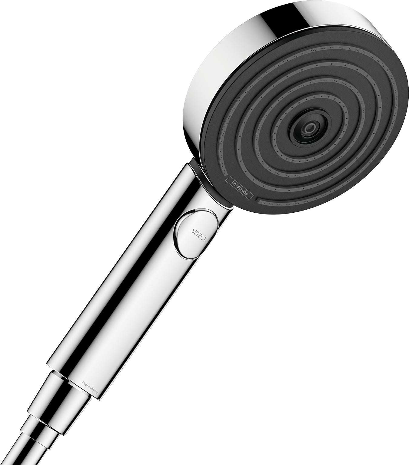 Hansgrohe Handbrause Pulsify Select S 105 – 10,5×22,4 cm, Kunststoff, Chrom