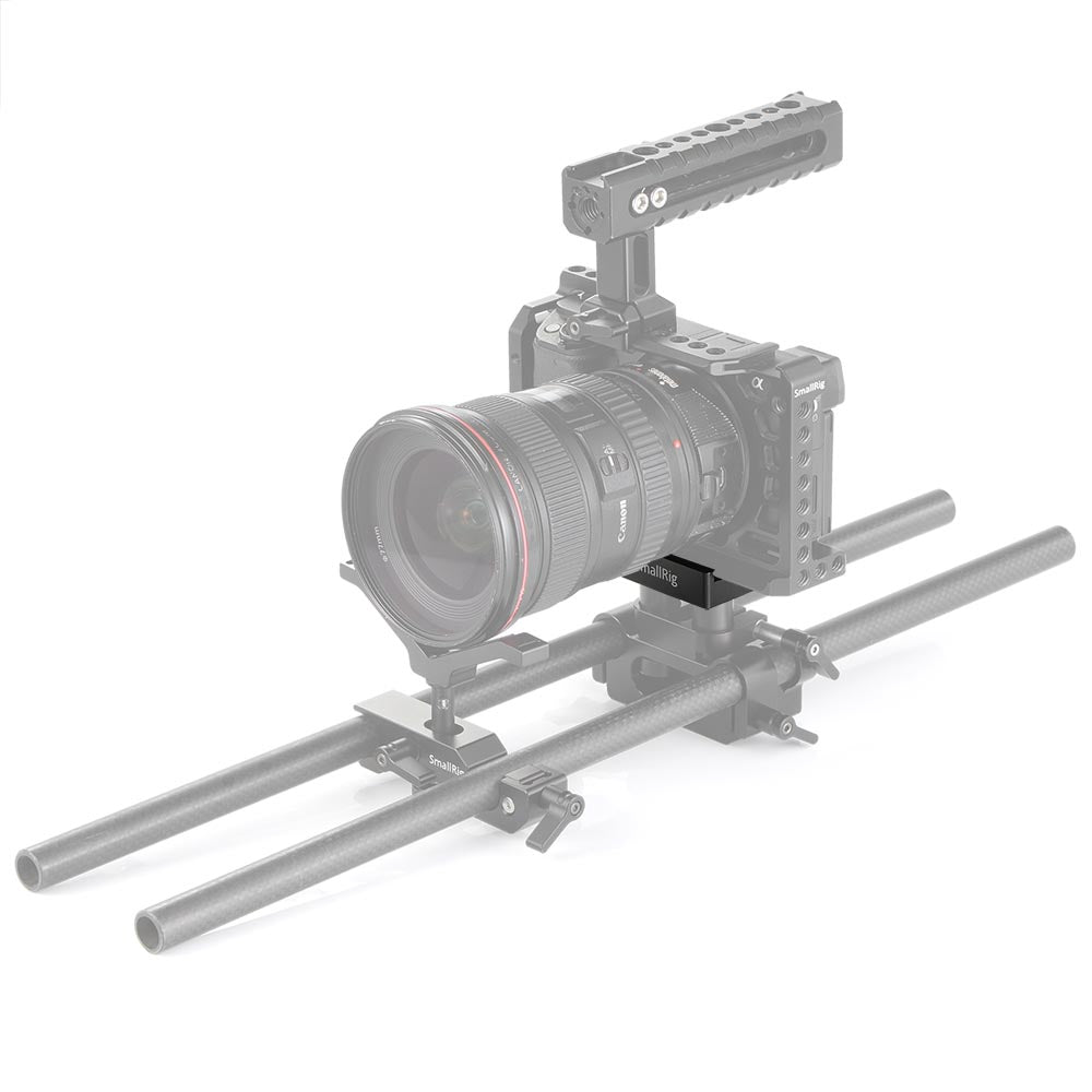 SmallRig DBC2280 Arca-Swiss Schnellwechselplatte – 1/4" & 3/8" – für Arca-Swiss – Aluminium, Schwarz