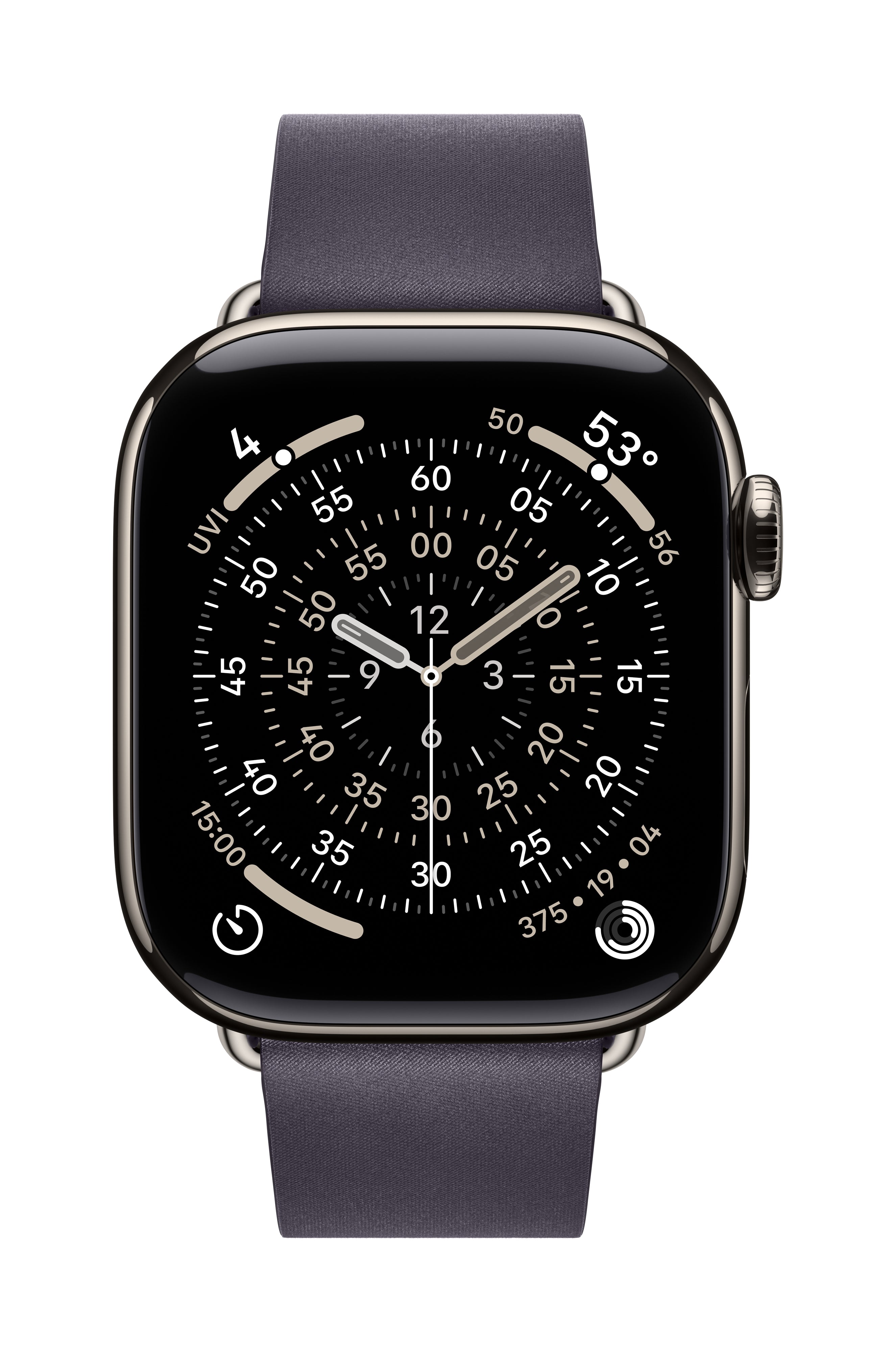 Apple Modern Buckle – Armband – für Apple Watch 42 mm, Midnight Purple, Grösse M, Polyester