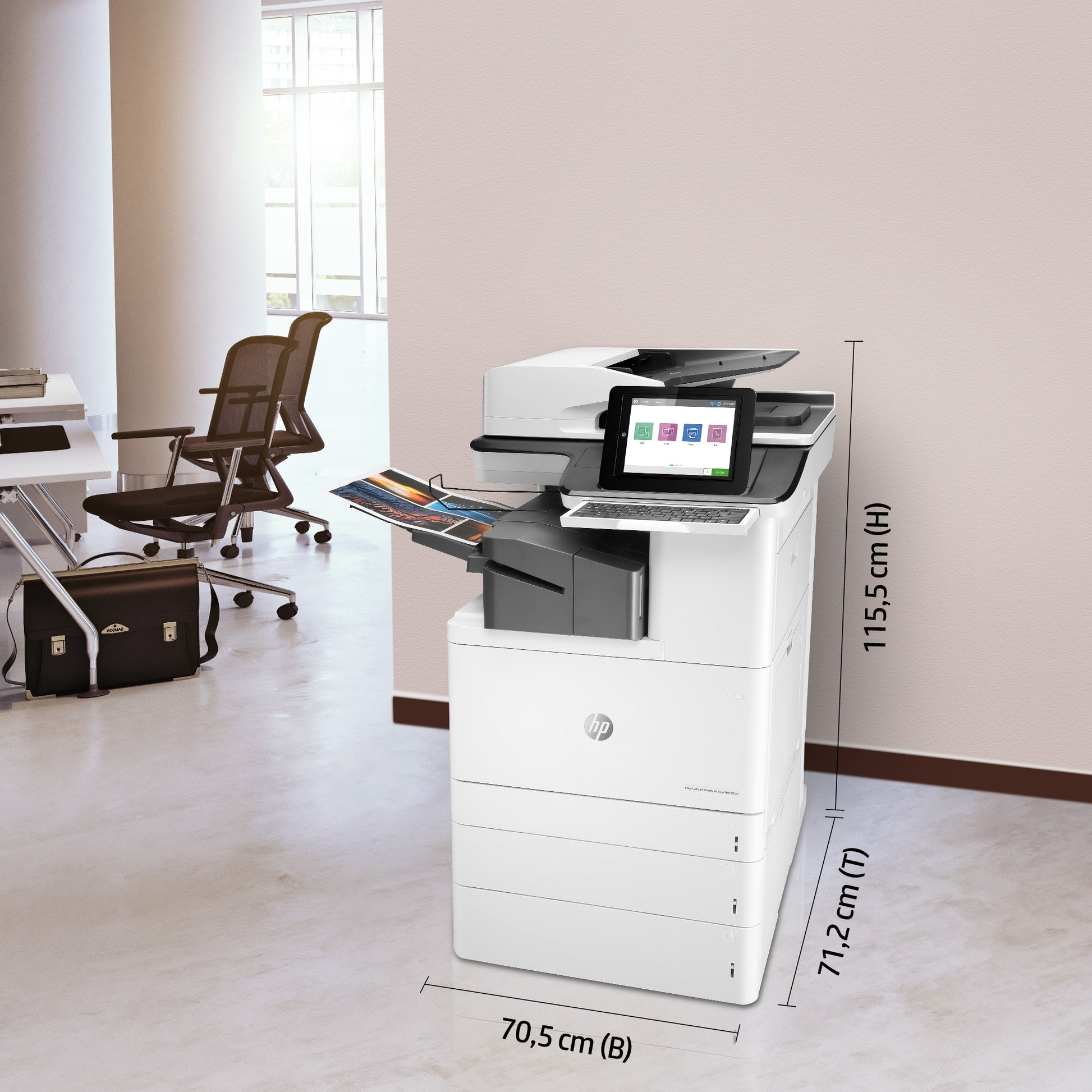 HP ENT FLOW M776ZS – Farbiger Laser-MFP