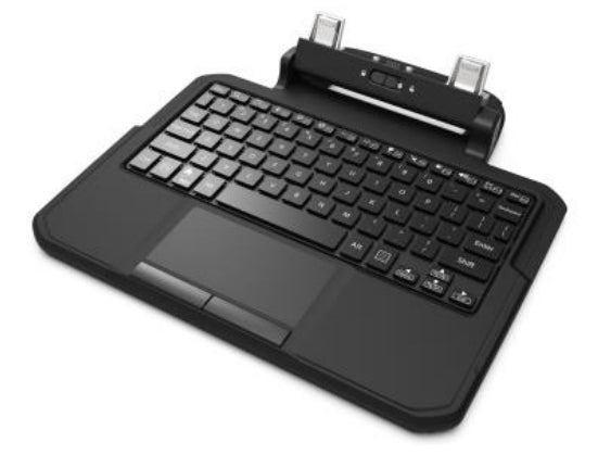 Zebra ET6x Ansteckbare – Docking-Tastatur mit Touchpad – IP65, ohne Ziffernblock – QWERTY (UK-INT) – für ET6x