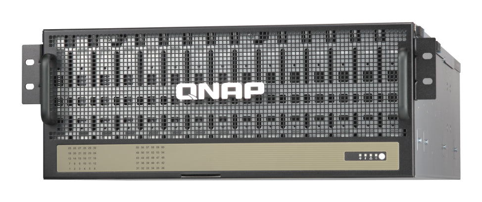 QNAP TL-R6020SEP-RP – 60-Bay Rack 4U JBOD – redundantes Netzteil, für 3,5" HDD/SSD, SAS/SATA