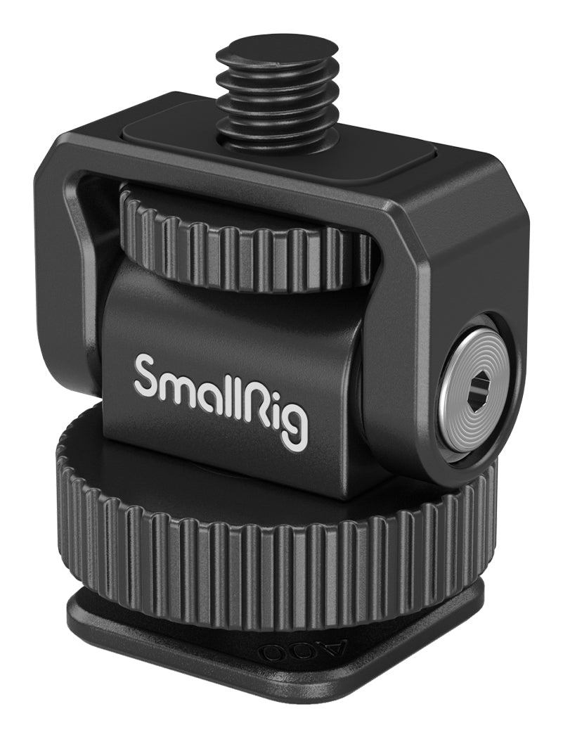 SmallRig 3577 Zubehörschuh-Befestigung – für Universal – 1/4-20" Gewinde – Traglast 0,25 kg – Schwarz