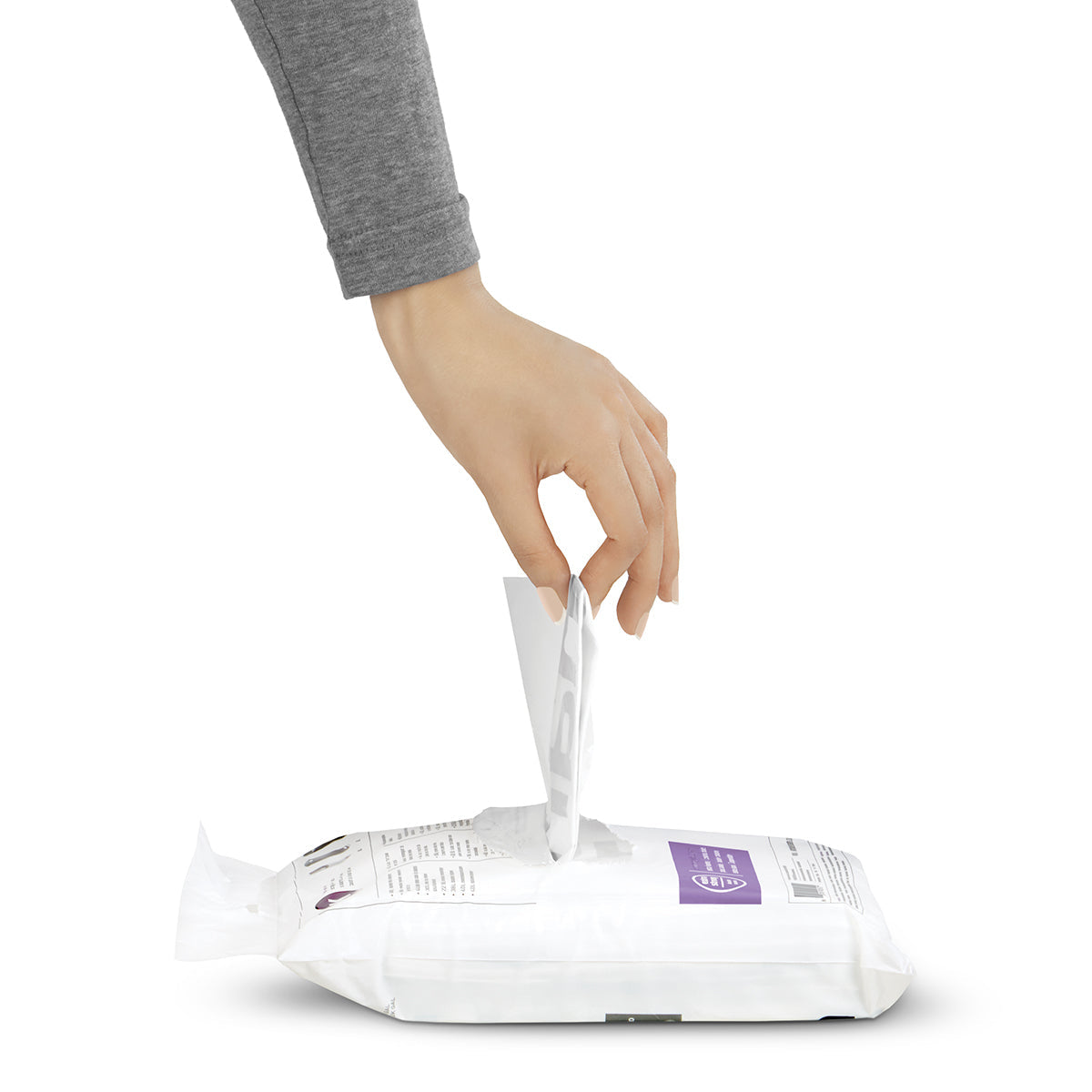 simplehuman Kehrichtsack für Code H – 35 l, mit Zugband, PE, Weiss, 708 × 469 mm, 100 Stk