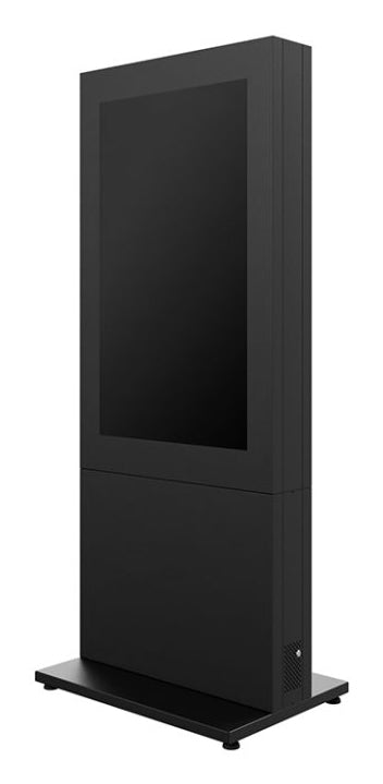 Hagor Bodenständer – Back-to-Back – 50" – Diebstahlsicherung, für 50" Displays – Anthrazitgrau