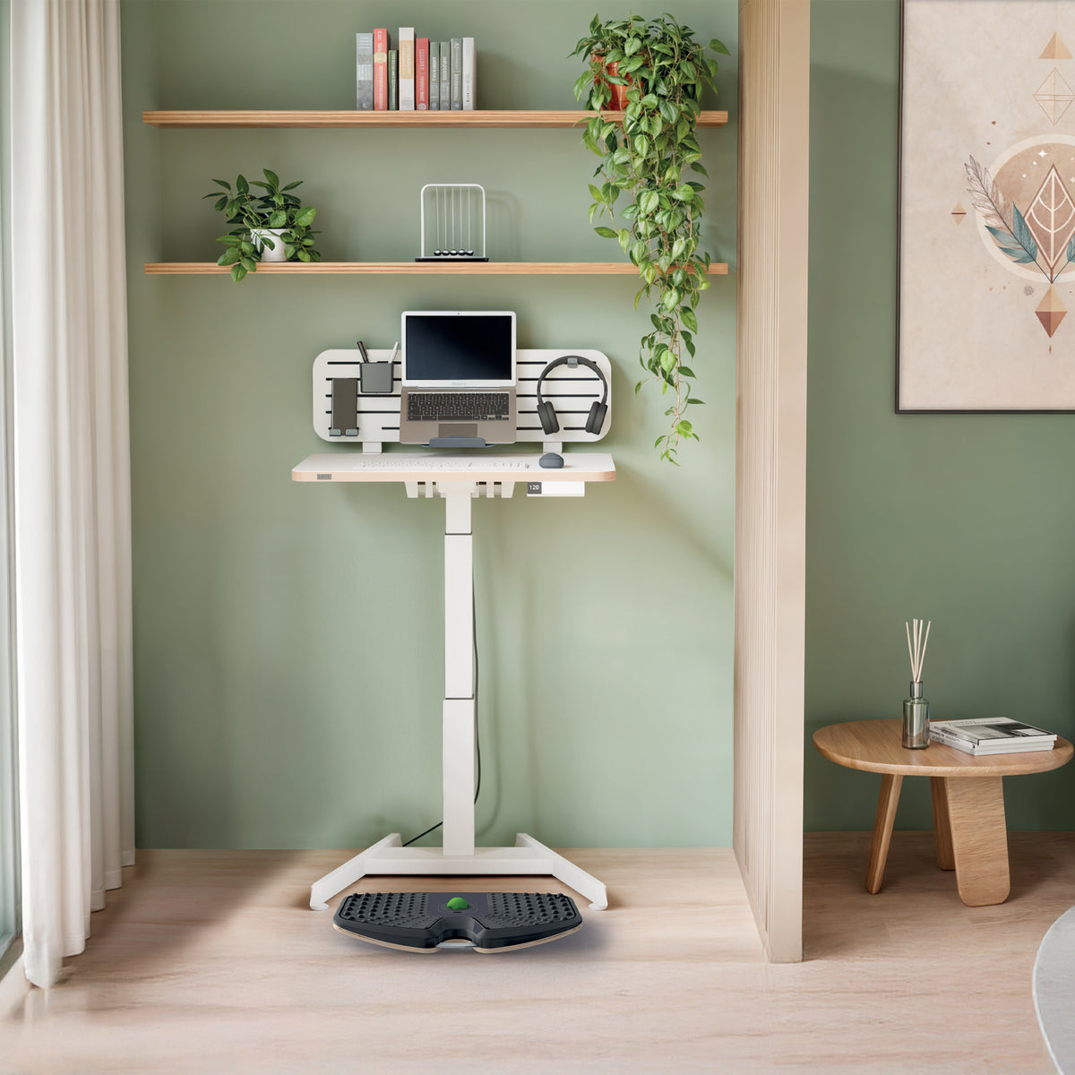 Leitz Balance Board Ergo Active Stehhilfe – Dunkelgrau, Anti-Ermüdungs-Massagefläche, inkl. Massageball