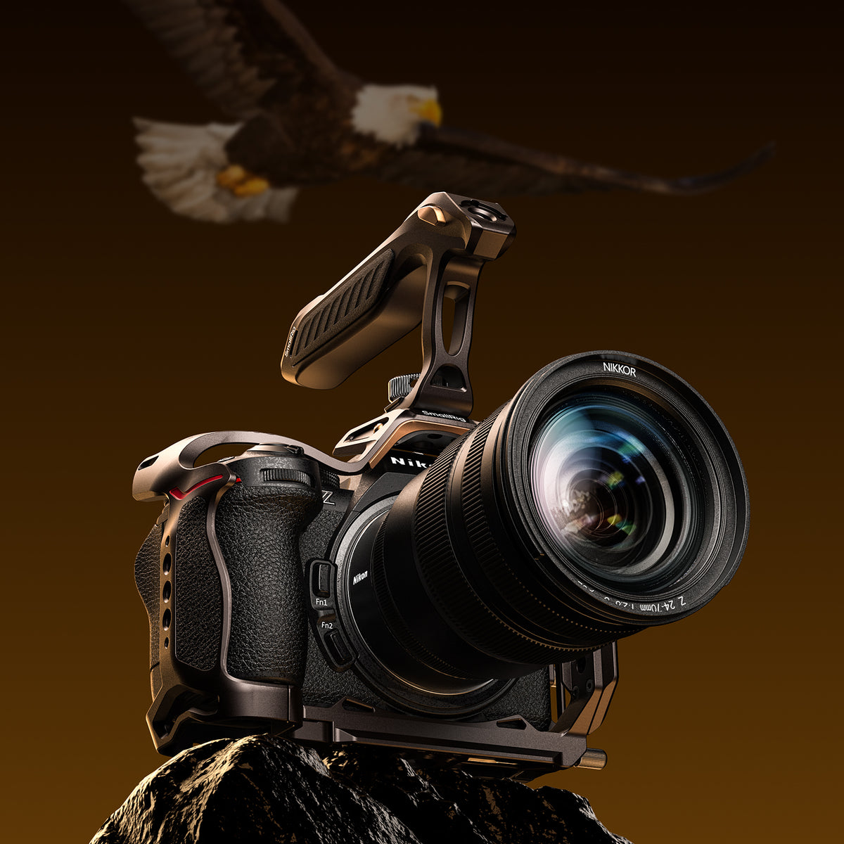 SmallRig Night Eagle Kameracage – Aluminium – für Z5II, Z7, Z6 und andere – Schwarz