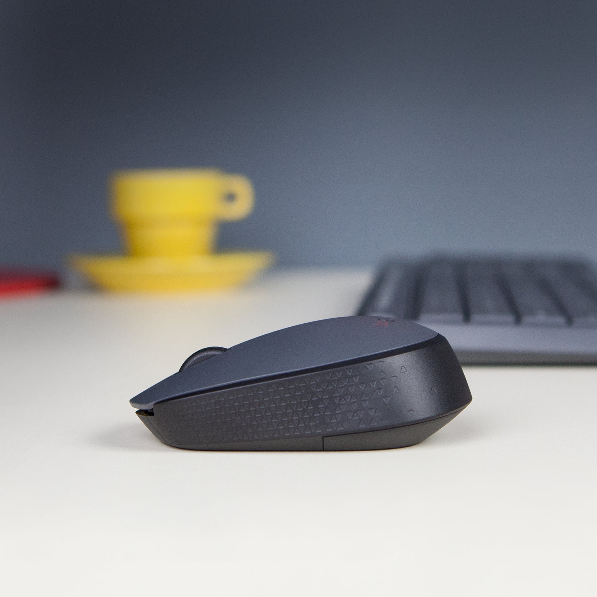 Logitech M170 – Maus – Kabellos (2,4 GHz), 1000 DPI, beidhändig, Grau