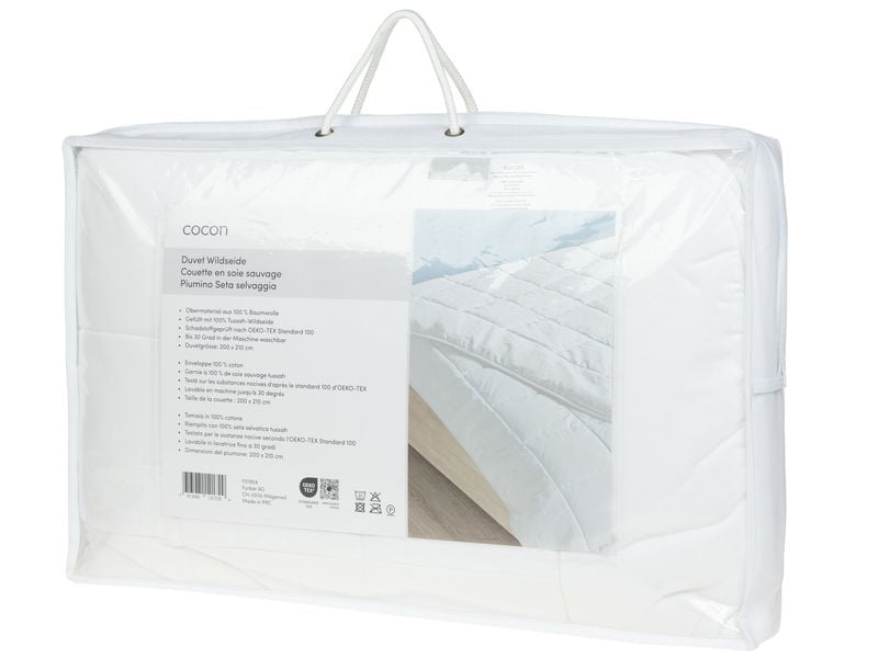 COCON Light Seide-Duvet – 200 × 210 cm, OEKO-TEX STeP