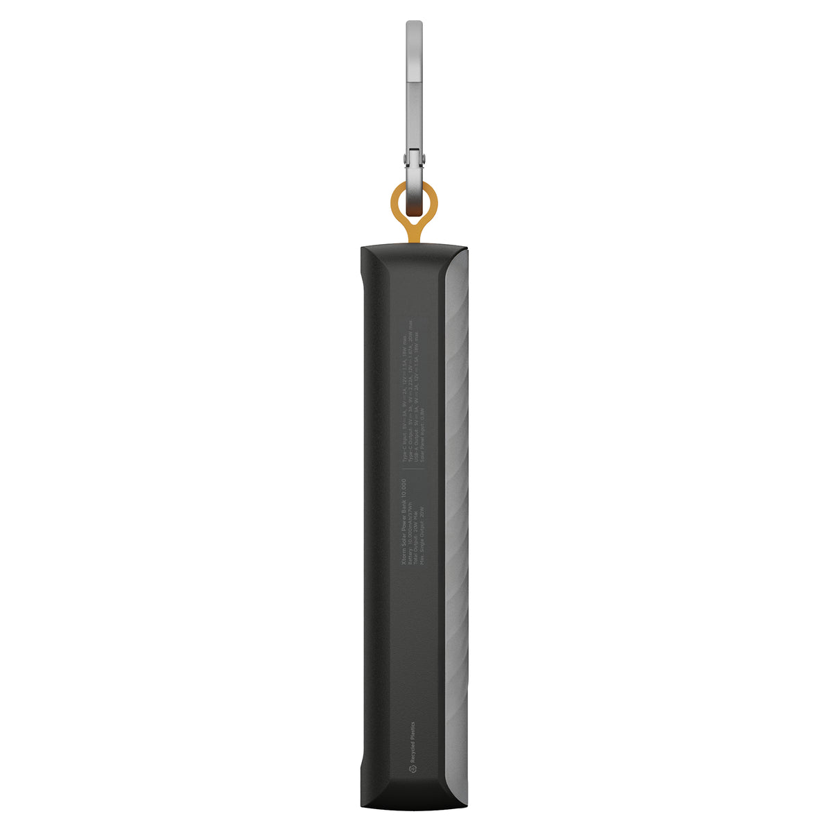 Xtorm Go2 Powerbank 10'000 mAh – 20 W PD, 1× USB-C, 1× USB-A, schwarz, für Samsung, iPhone