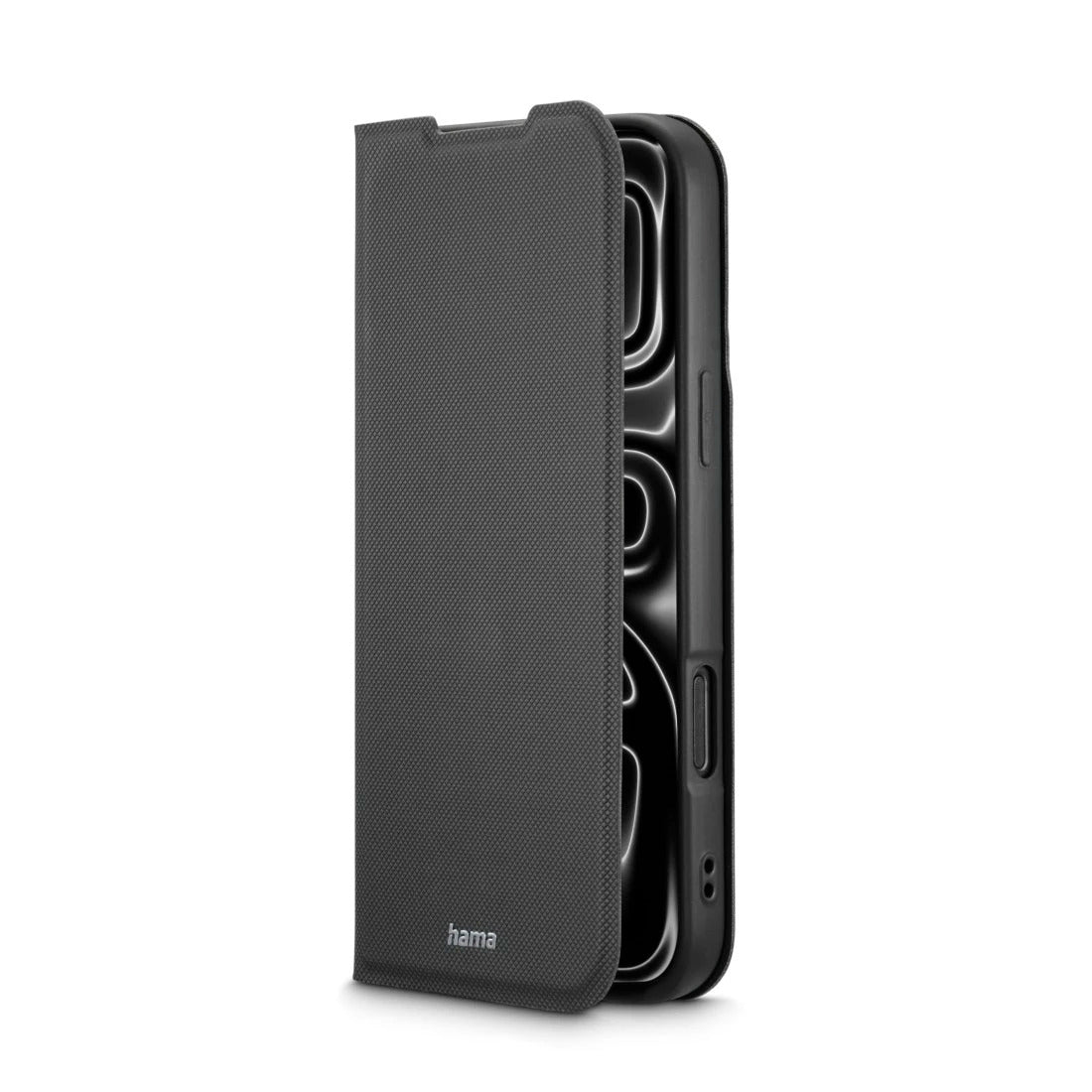 Hama Daily Protect Wallethülle – für Apple iPhone 17 Pro Max / 18 Pro Max, 2 Kartenfächer, PU+TPU, Schwarz