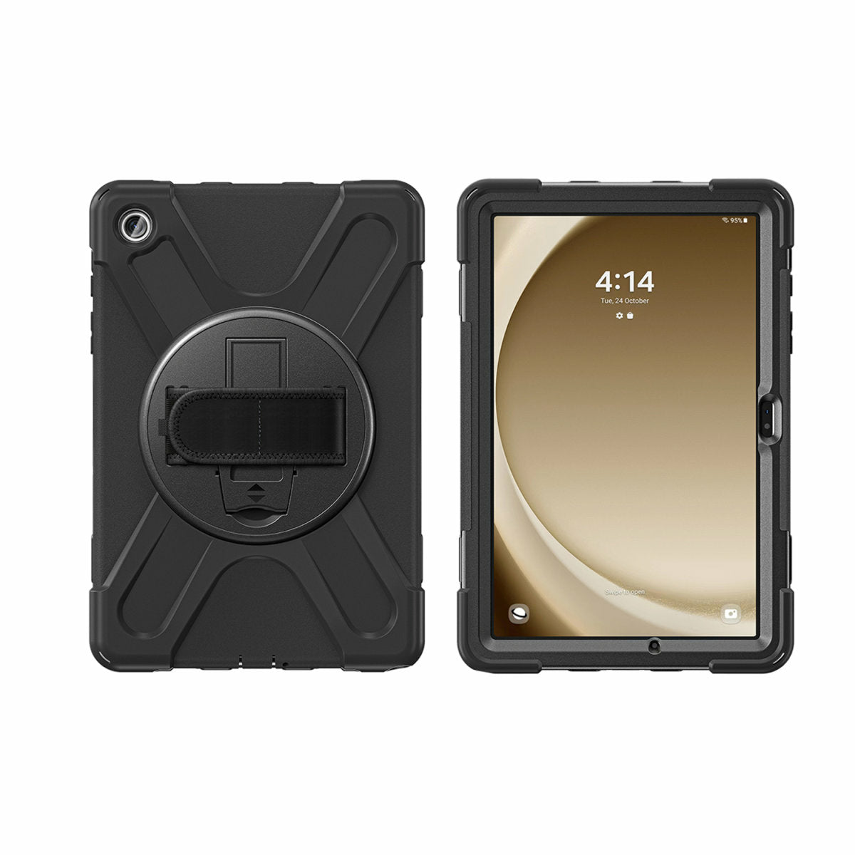 4smarts Tablet-Hülle für Galaxy Tab A9+ SM‑X210, SM‑X215, SM‑X216 11" – Schwarz