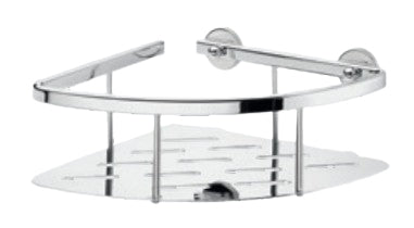 TESA Seifenhalter Aluxx – Aluminium, Kleben, 25×12,5×9,2 cm, Chrom
